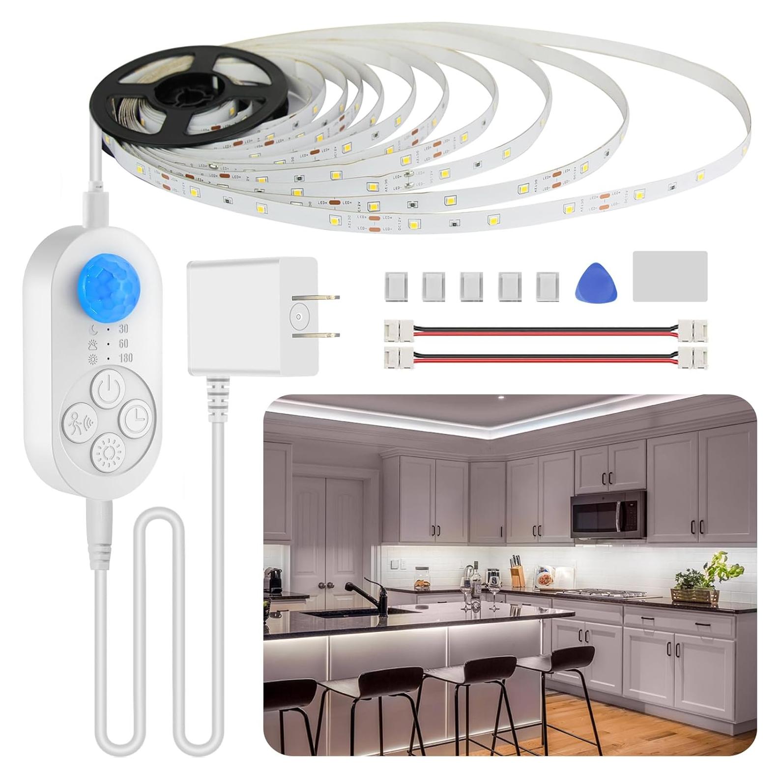 Luces LED de tira con sensor de movimiento GOOMEEYA 5m 2000lm