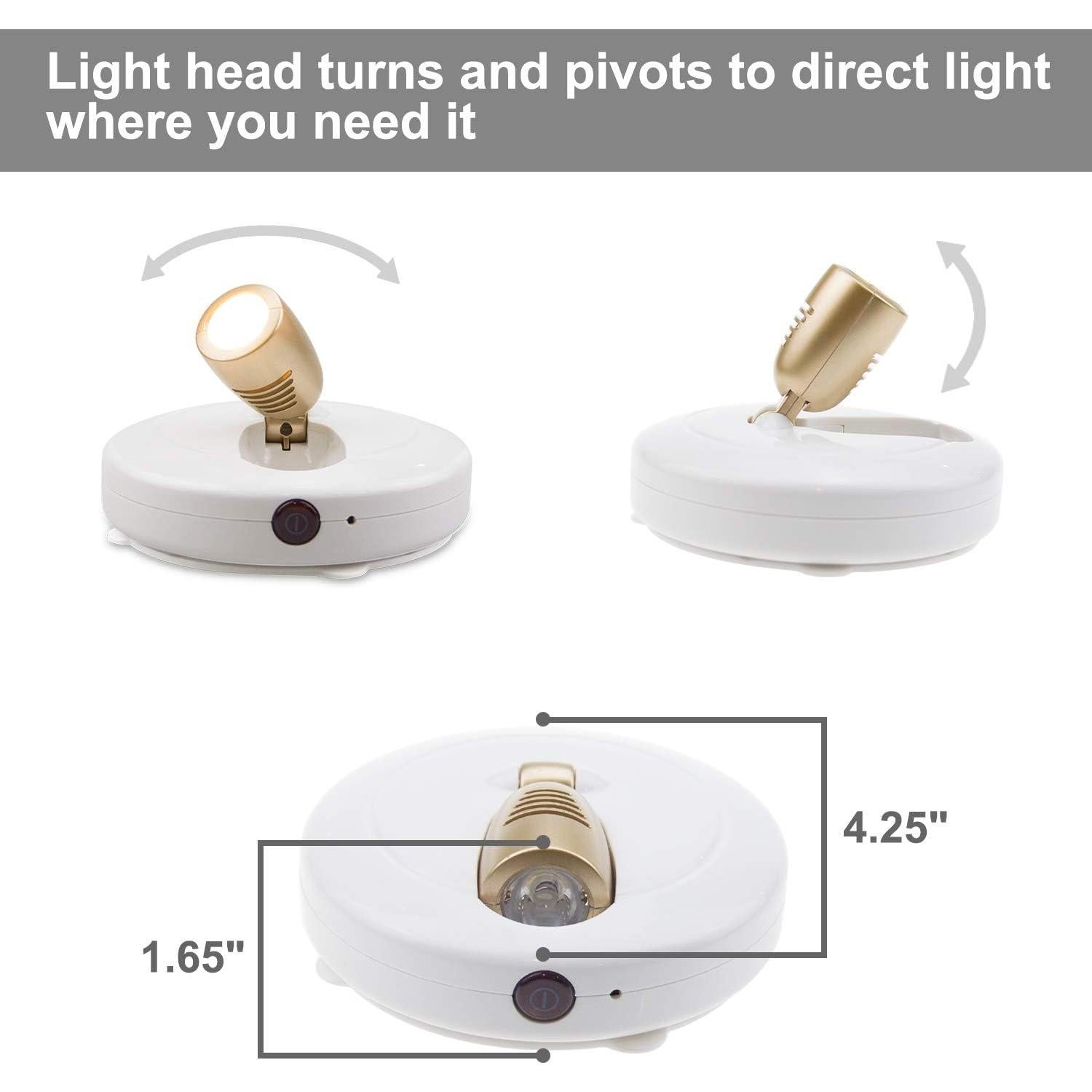 Luz LED de Acento BIGLIGHT con Control Remoto, Paquete de 2