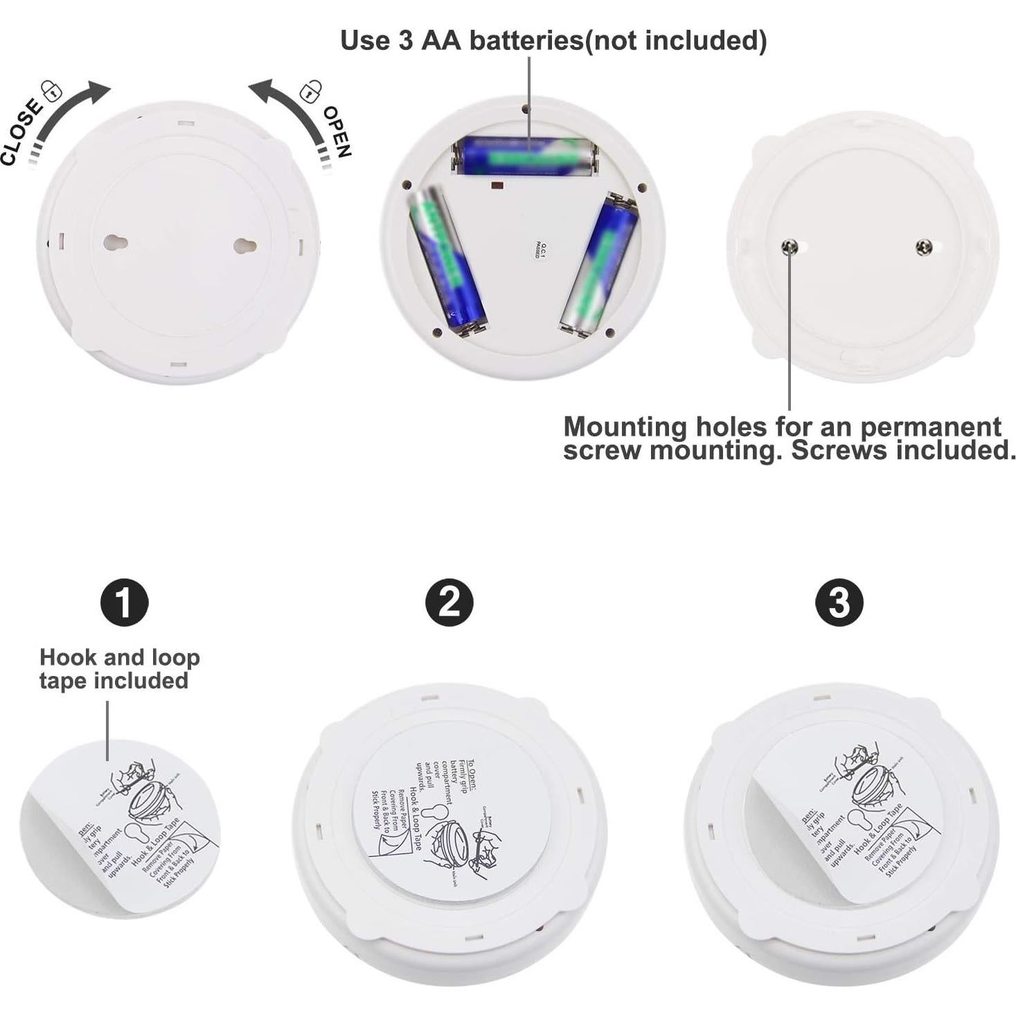 Luz LED de Acento BIGLIGHT con Control Remoto, Paquete de 2