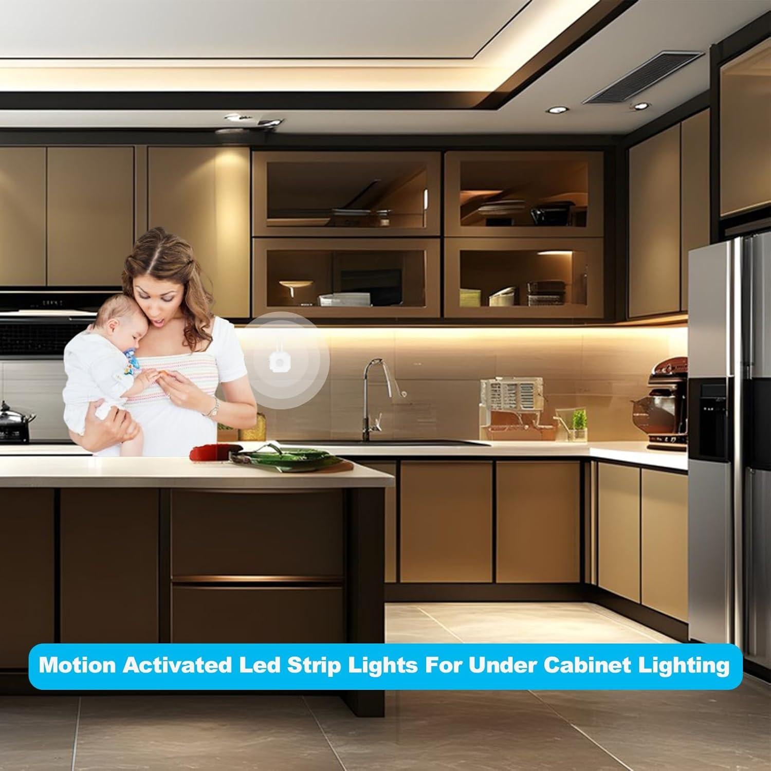 Tira de Luz LED GXILEE 3m con Sensor de Movimiento 3000K