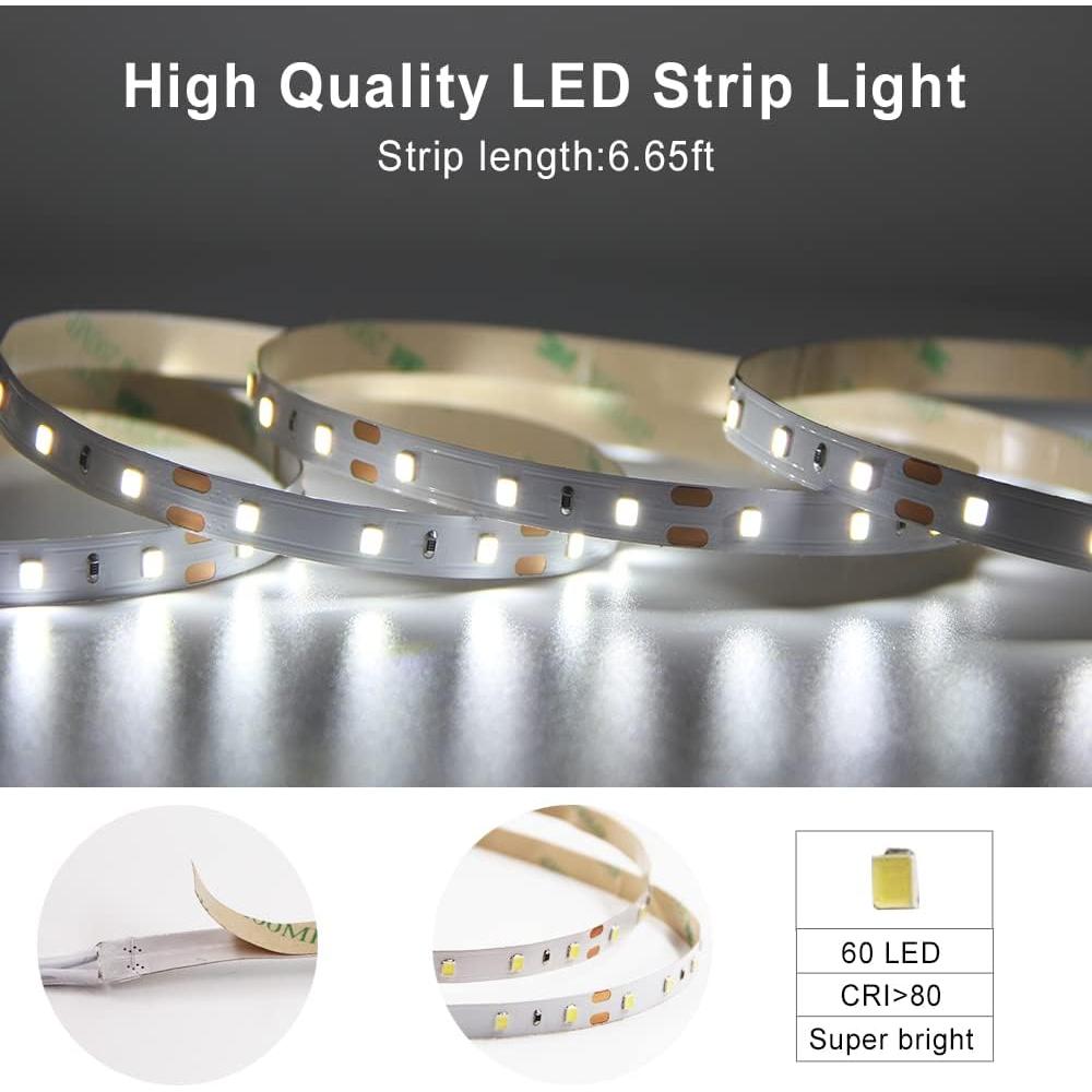 Tira de Luz LED VST 2m con Sensor de Movimiento 6500K