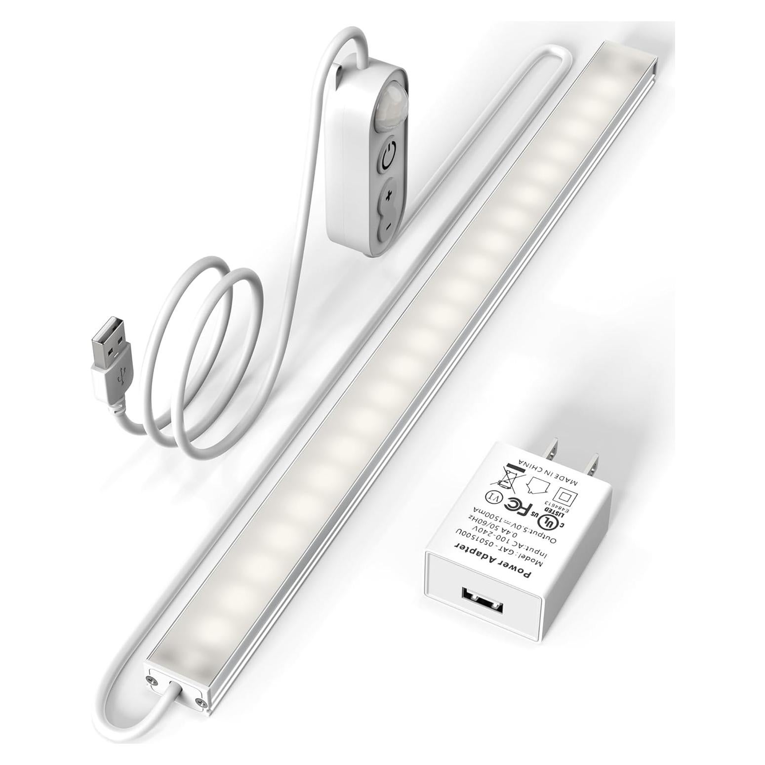 Luz LED Regulable ASOKO 30.48 cm con Sensor de Movimiento 4500K