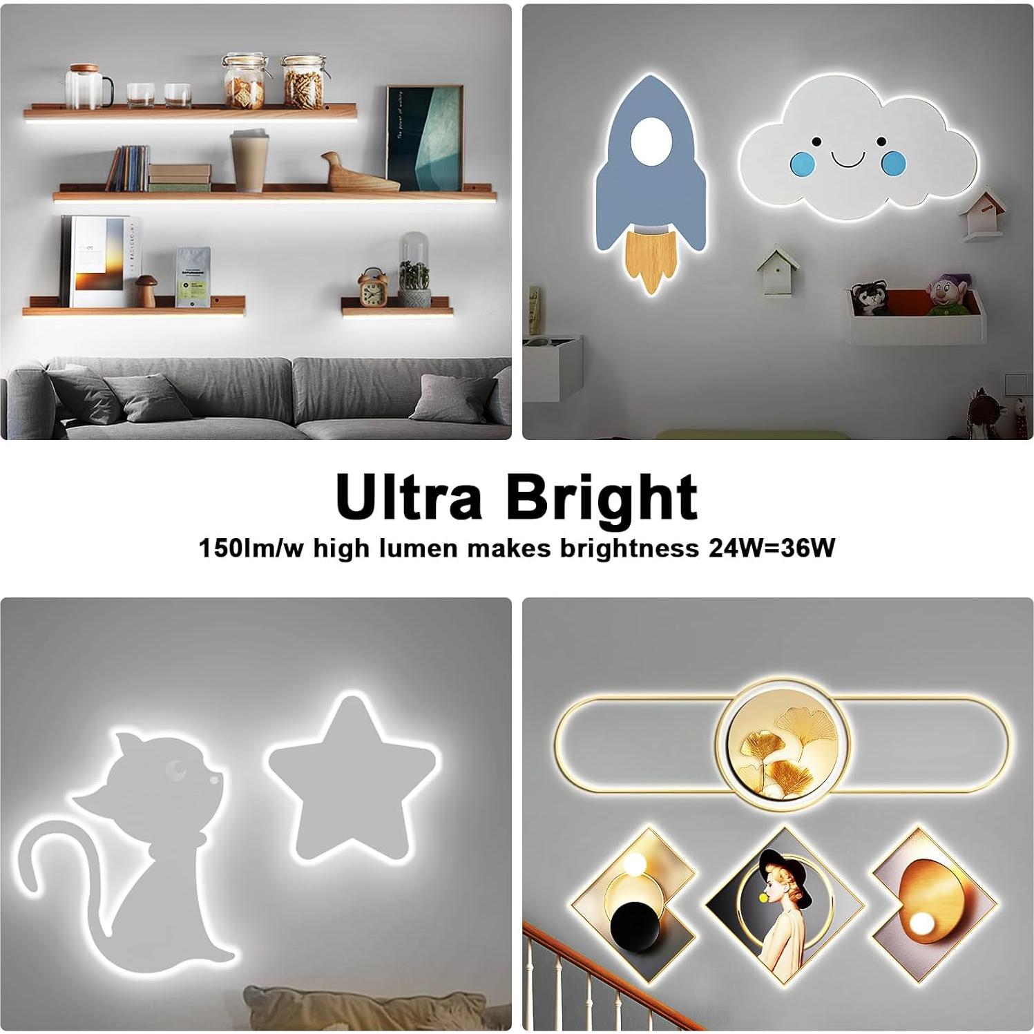 Tira de luz LED COB Tatazone 5m 6500K regulable con control remoto