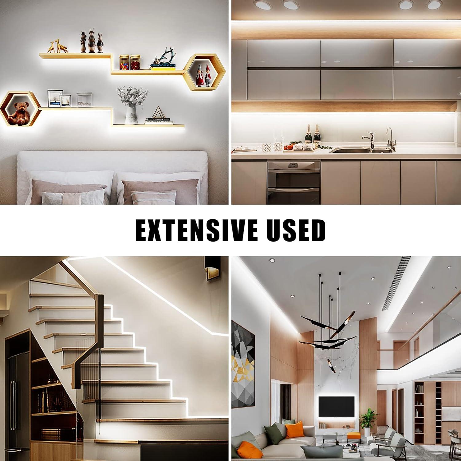 Tira de luz LED COB Tatazone 5m 6500K regulable con control remoto