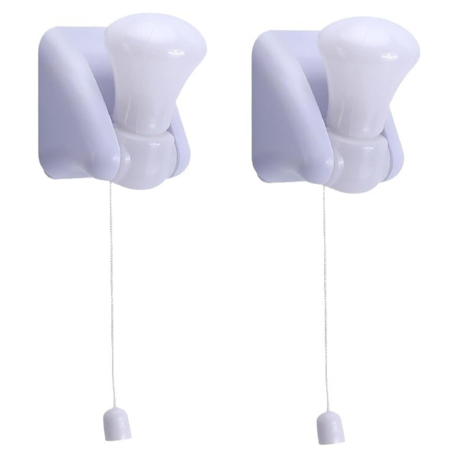 Paquete de 2 Bombillas LED Inalámbricas Shuwea 2.54cm Blanco