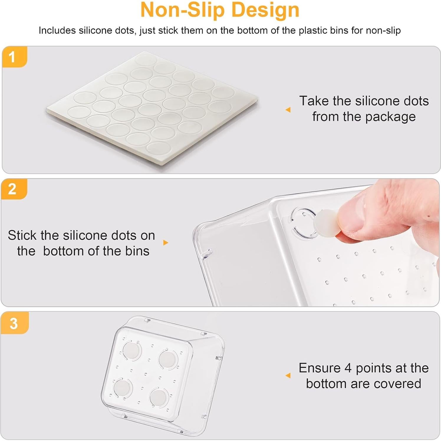 Organizadores de Cajones SMARTAKE 13 Piezas Antideslizantes