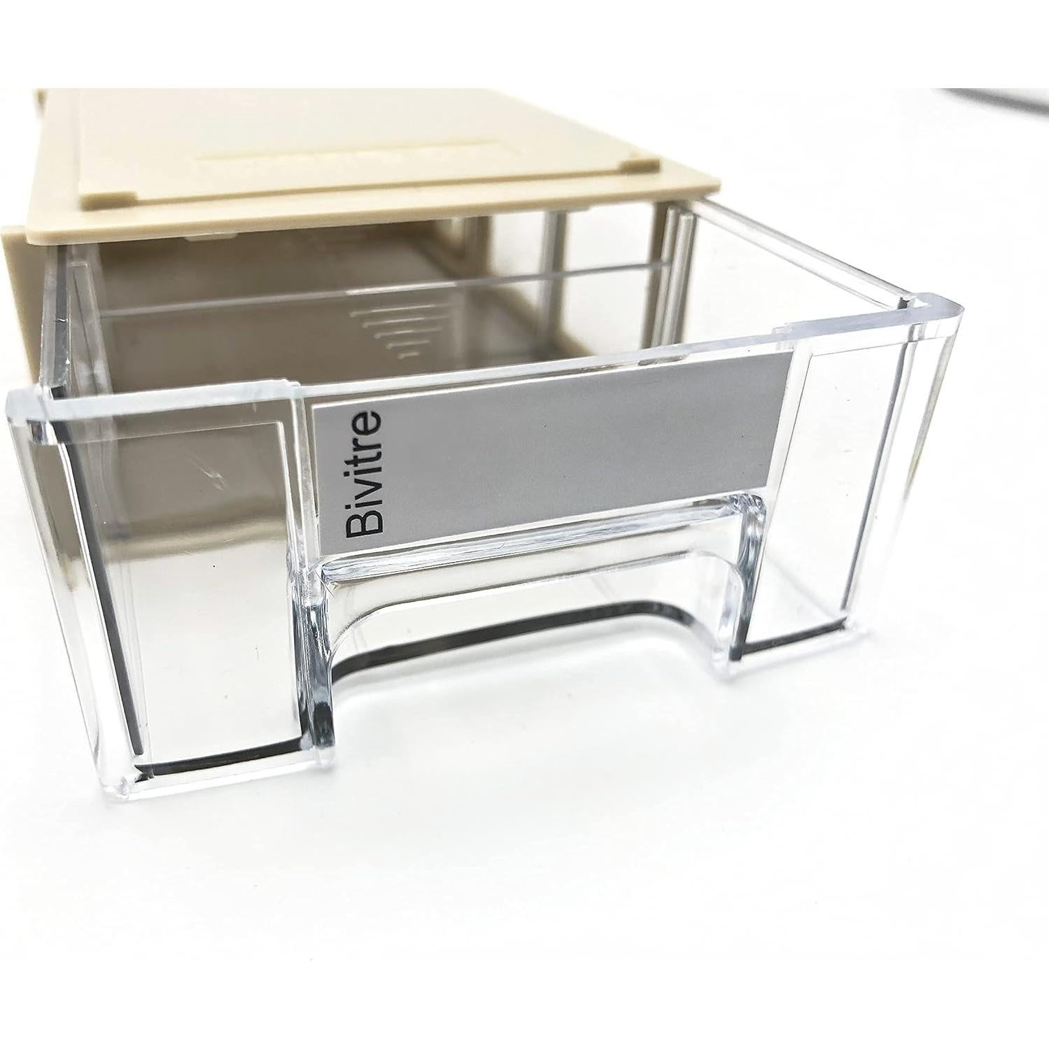 Juego de 20 Cajones de Almacenamiento Apilables Bivitre Gris