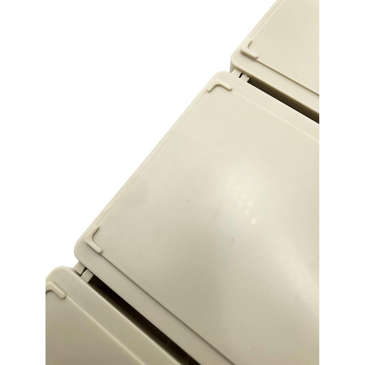 Juego de 20 Cajones de Almacenamiento Apilables Bivitre Gris