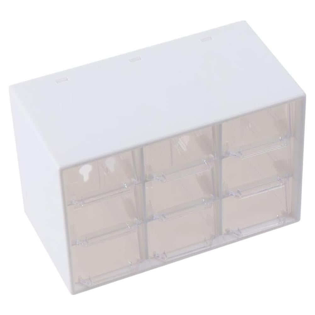 Caja de Cajones de Escritorio GetCoupon 9 Compartimentos Blanco