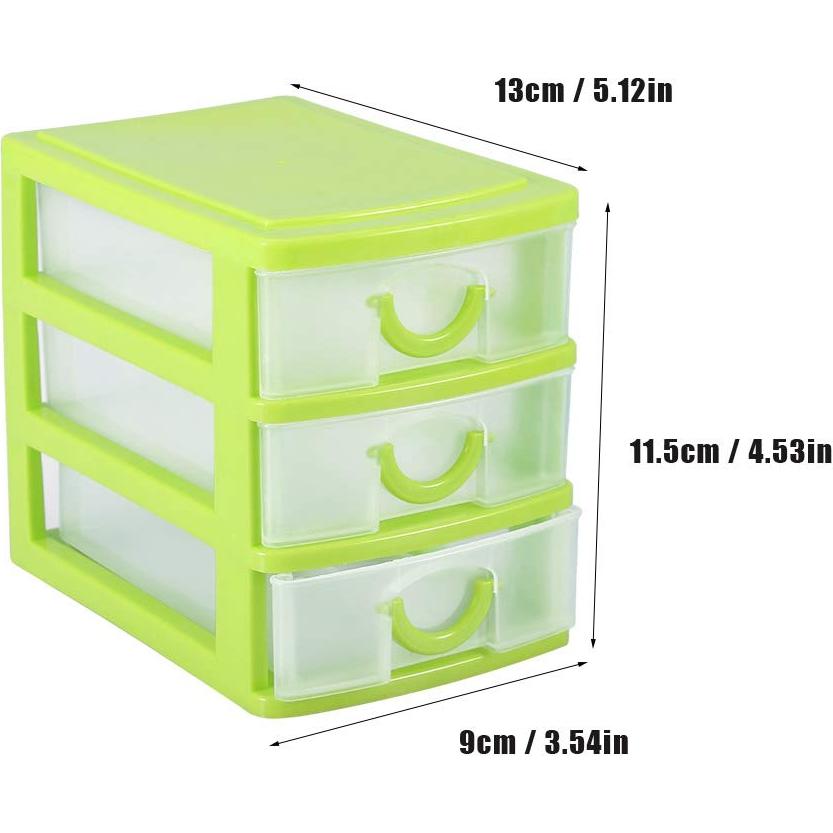 Organizador de Cajones Salmue 3 Capas Verde - Almacenamiento Cosmético