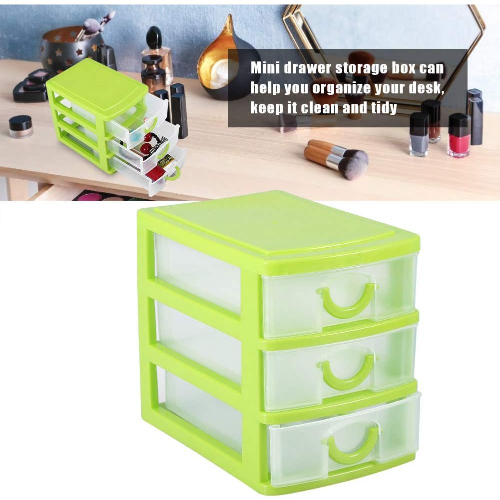 Organizador de Cajones Salmue 3 Capas Verde - Almacenamiento Cosmético