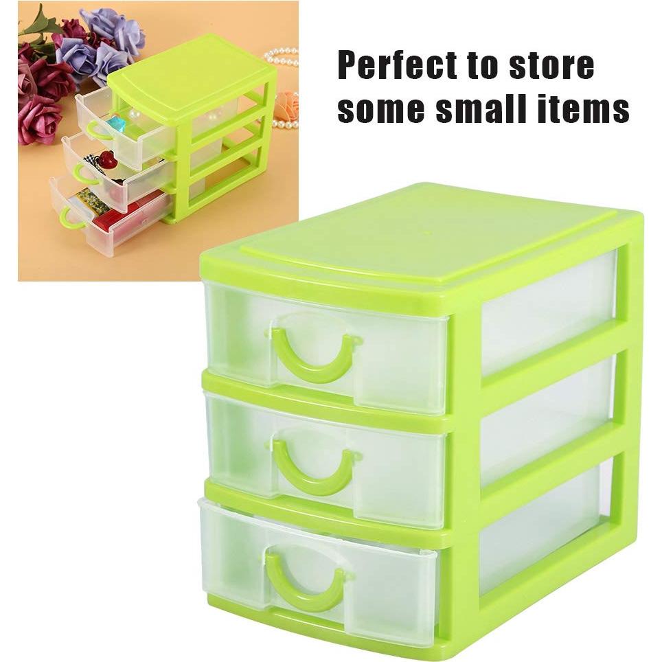 Organizador de Cajones Salmue 3 Capas Verde - Almacenamiento Cosmético