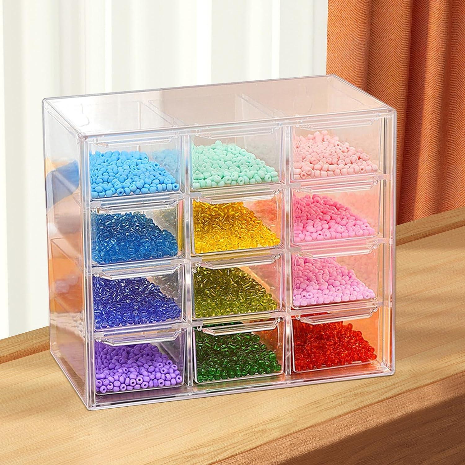 Organizador de Cajones Mini Kowaku 12 Cajones Transparente