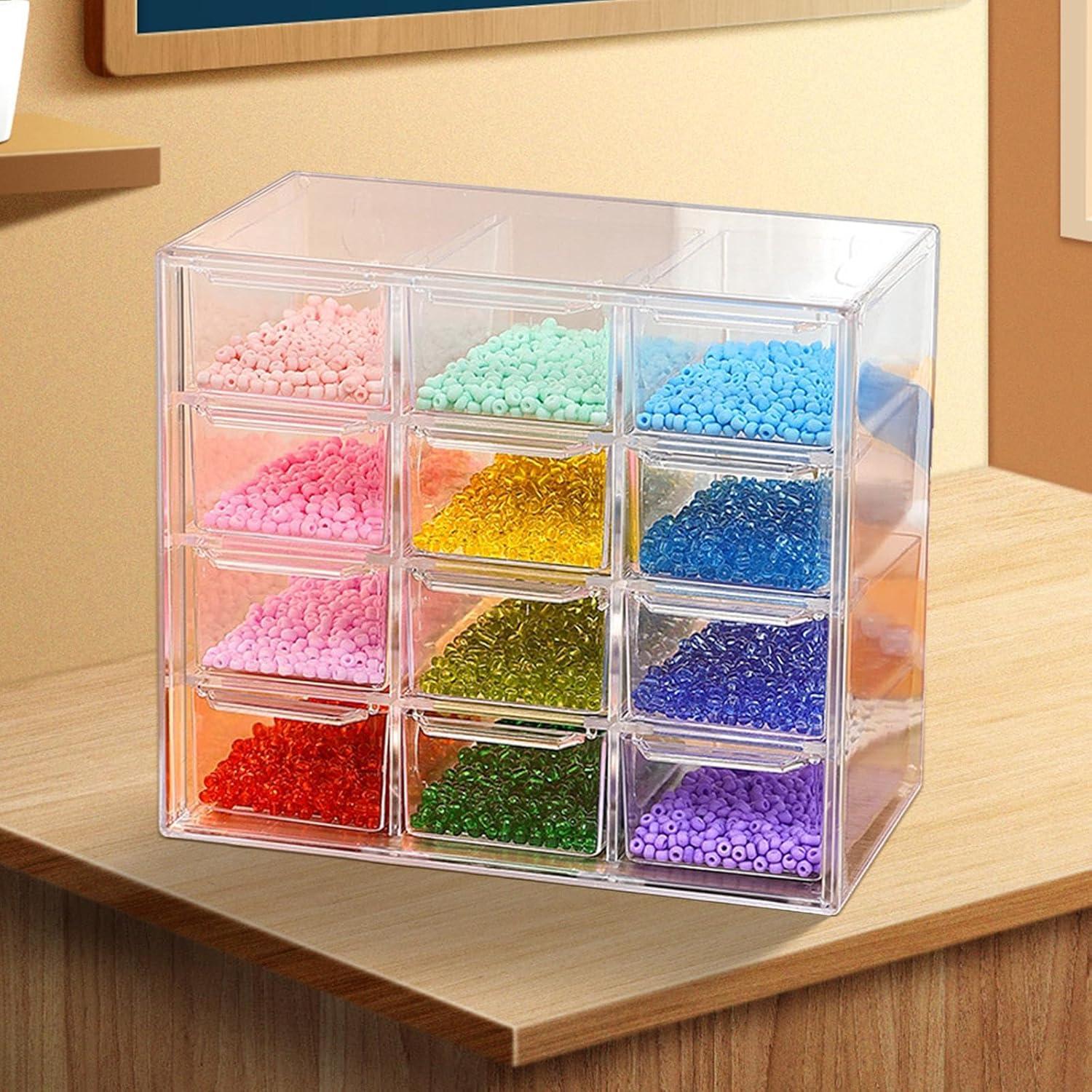 Organizador de Cajones Mini Kowaku 12 Cajones Transparente