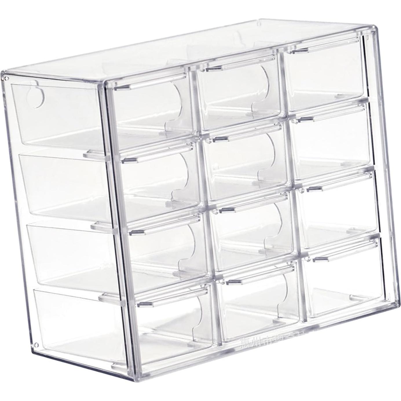 Organizador de Cajones Mini Kowaku 12 Cajones Transparente