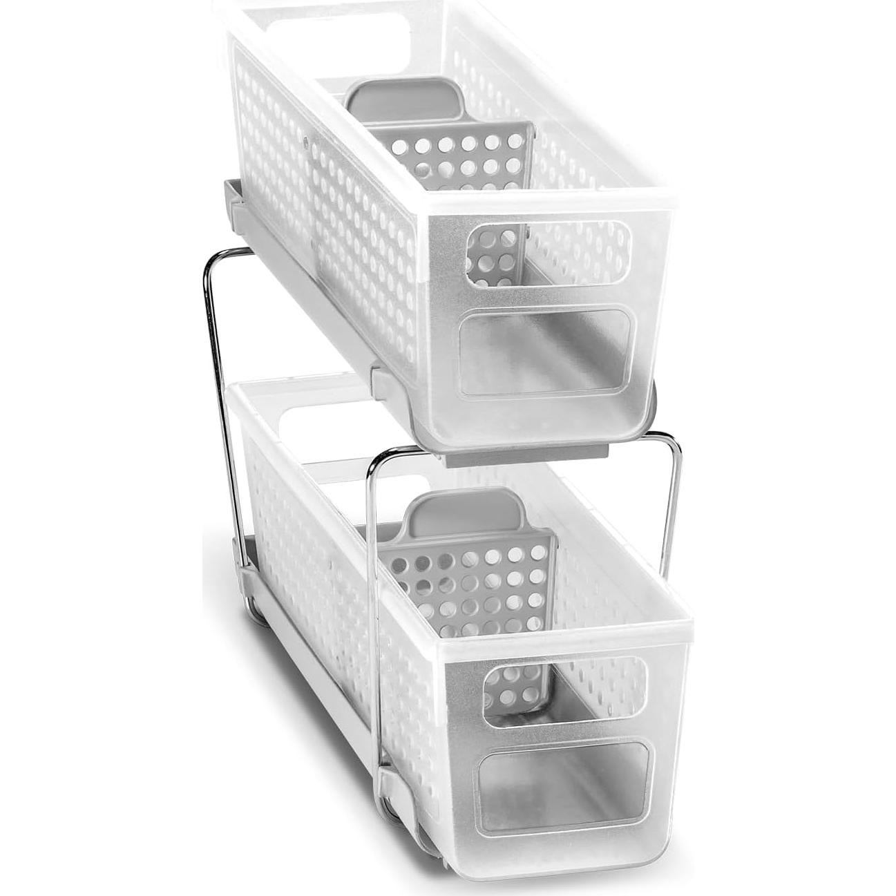 Organizador Mini 2 Niveles Madesmart Escarchado Multiusos