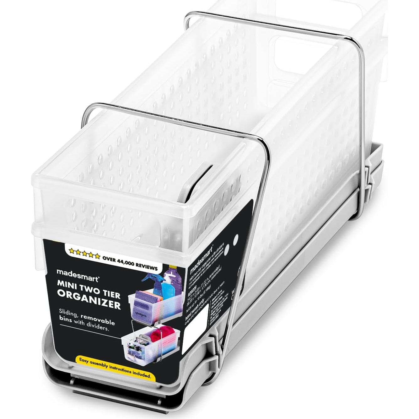 Organizador Mini 2 Niveles Madesmart Escarchado Multiusos