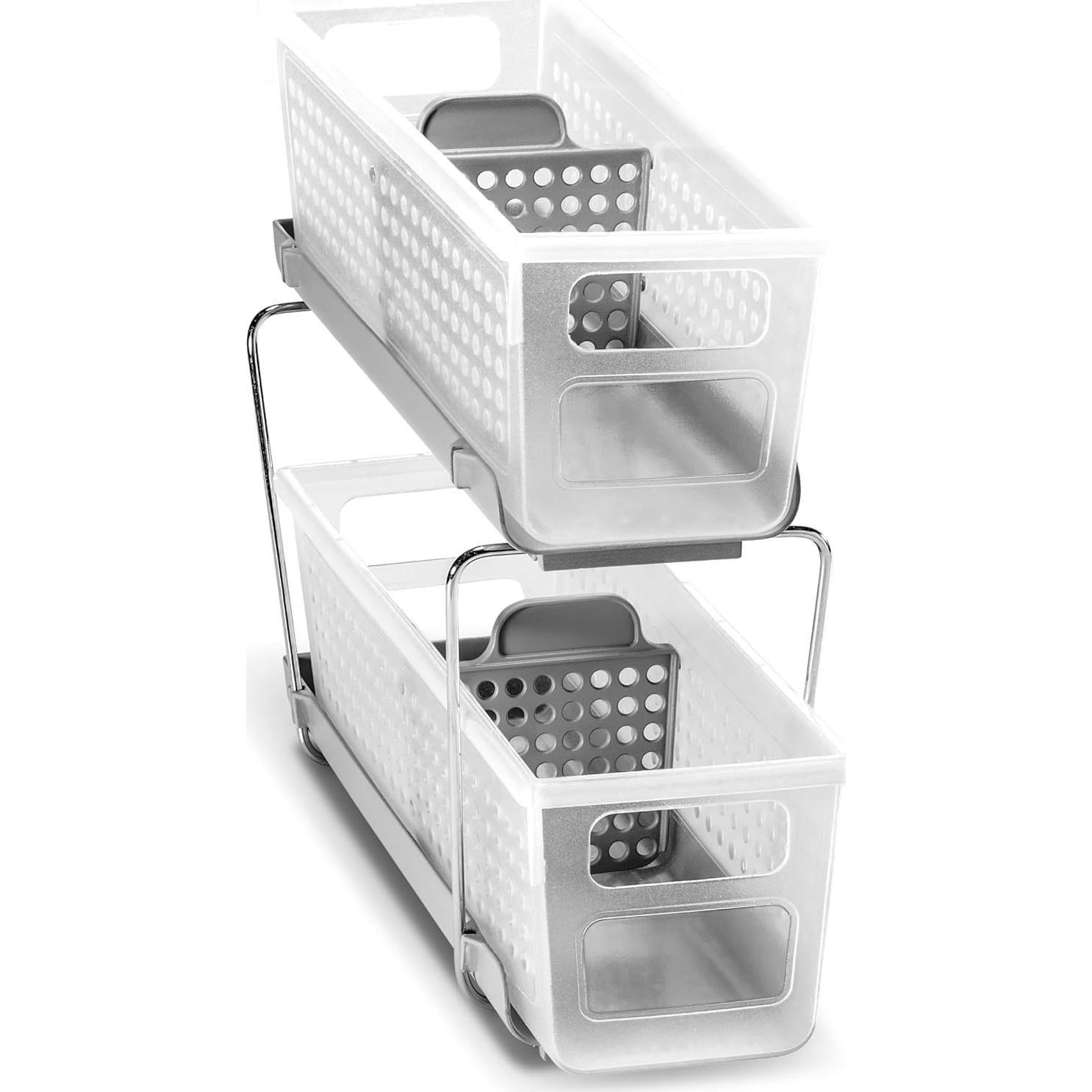 Organizador Mini 2 Niveles Madesmart Escarchado Multiusos