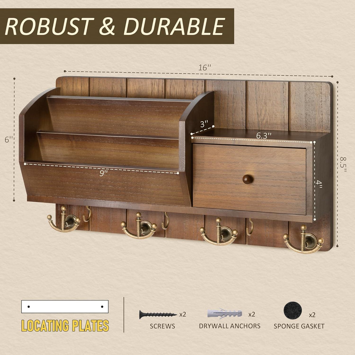 Soporte de Llaves y Organizador de Correo Rebee Vision 40.64cm