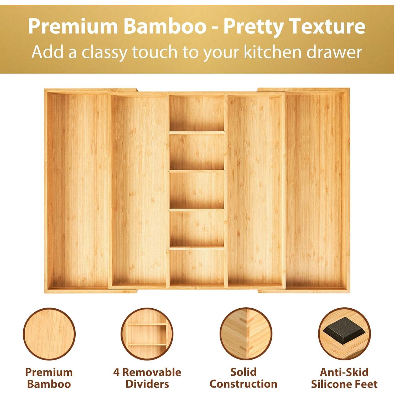 Organizador de Cajón Expandible Umilife para Utensilios 43-71 cm