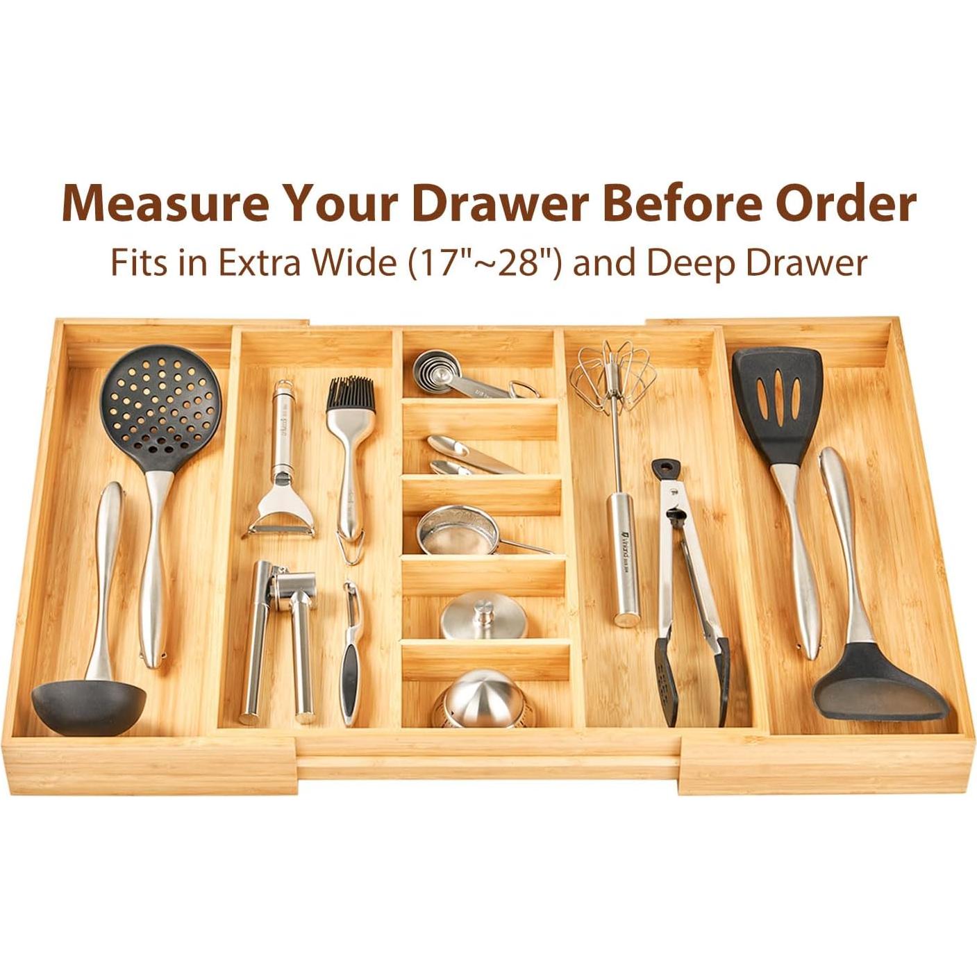 Organizador de Cajón Expandible Umilife para Utensilios 43-71 cm