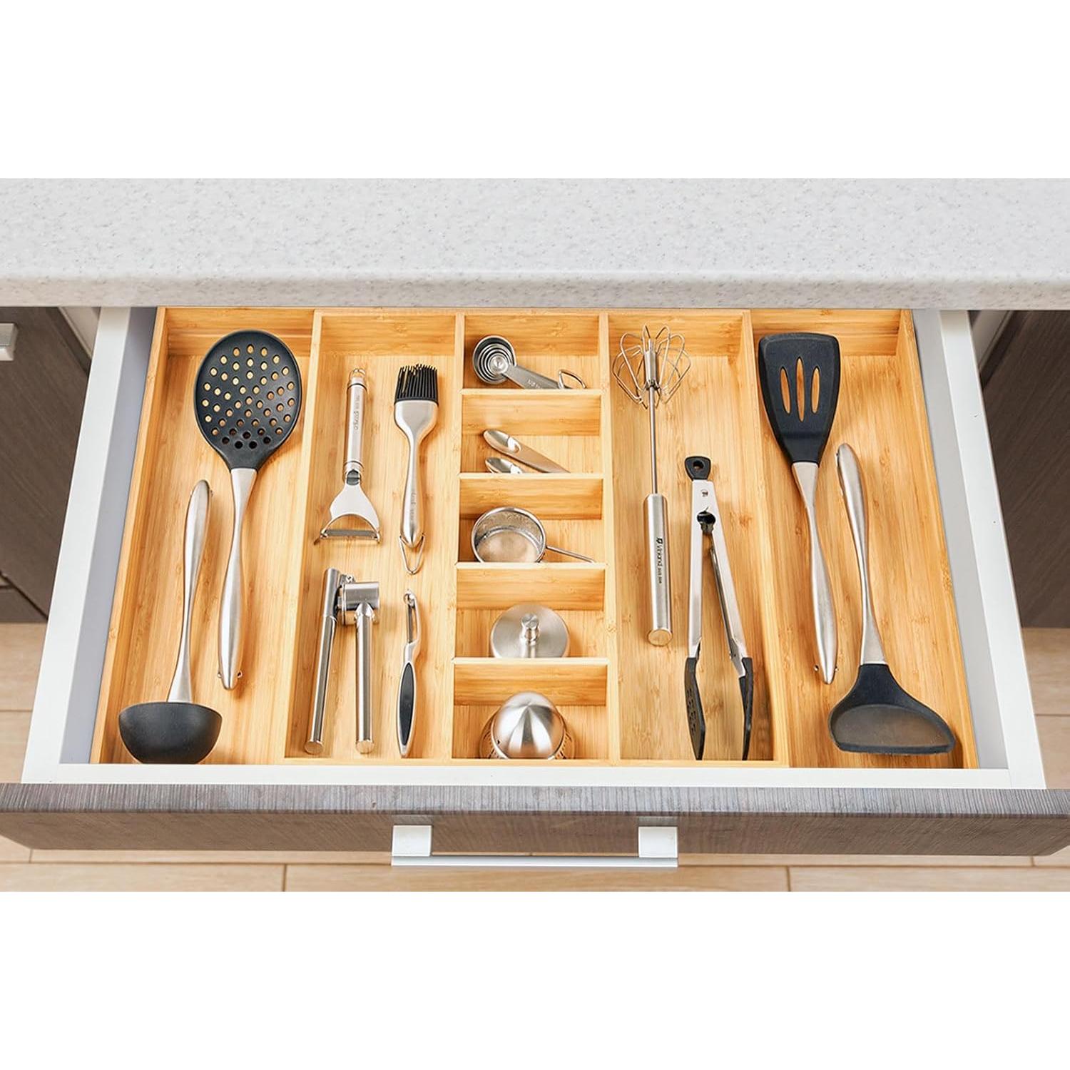 Organizador de Cajón Expandible Umilife para Utensilios 43-71 cm