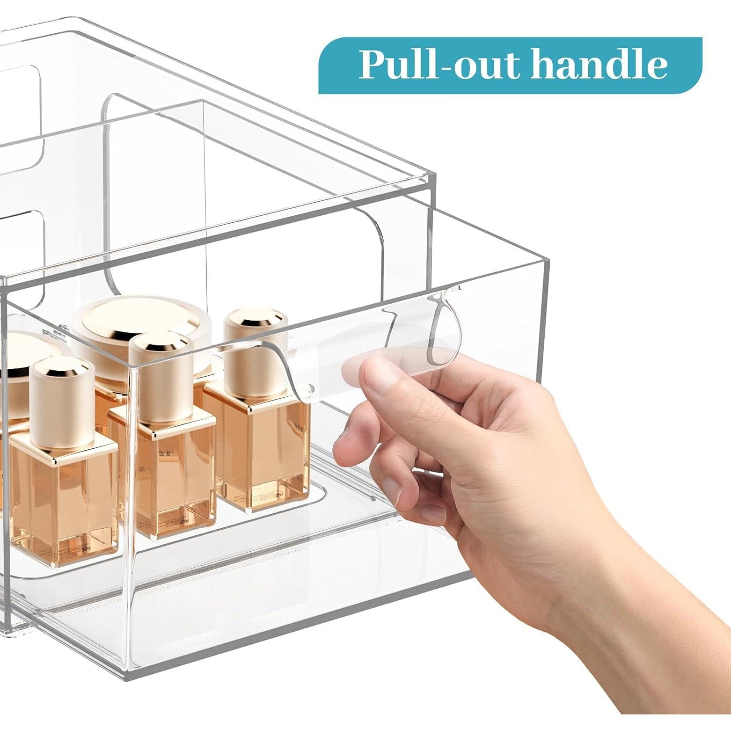 Organizadores de Maquillaje SpaceHacks - 4 Piezas Apilables