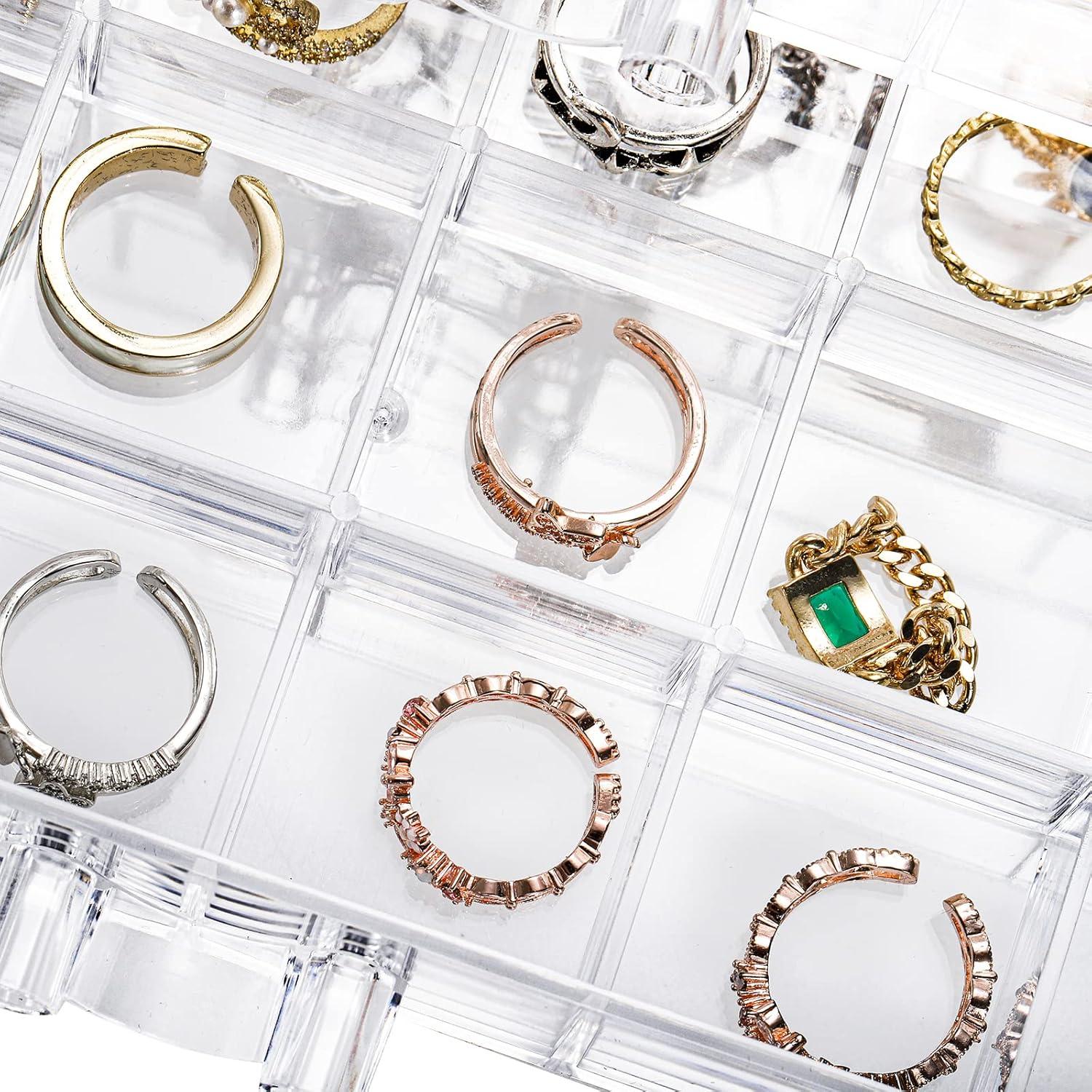 Caja de Almacenamiento de Joyería Acrílica Yarlung 5 Cajones