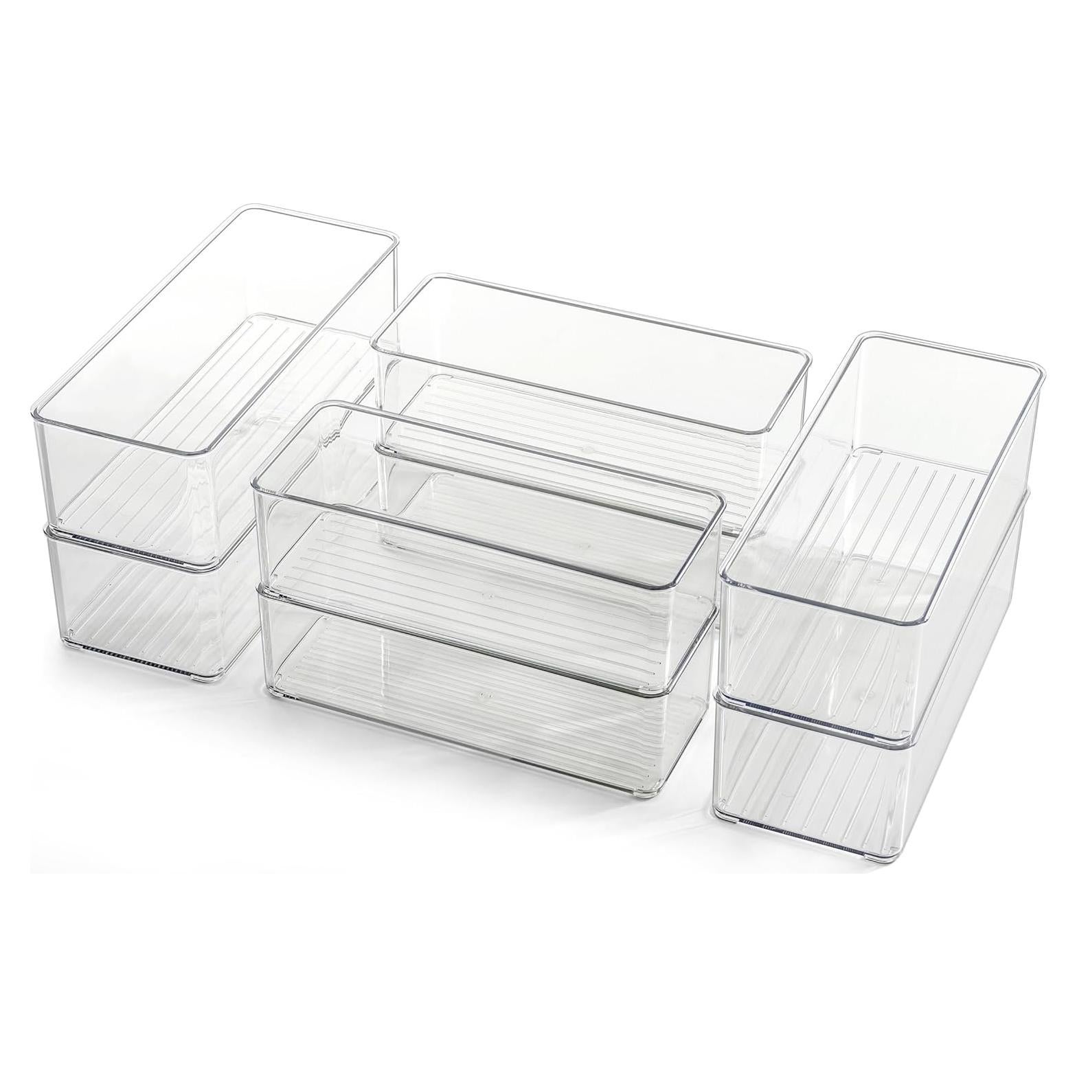 Conjunto de Organizadores de Cajones Hudgan 8 Piezas Plástico