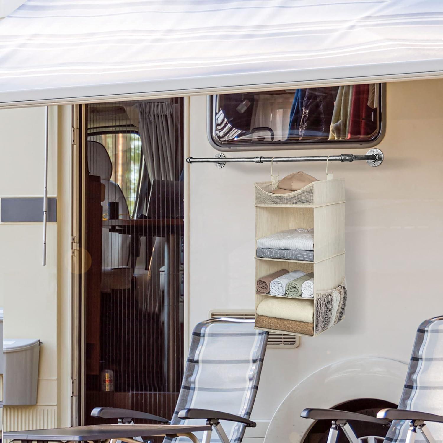 Organizador Colgante de Closet StorageWorks 3 Estantes Blanco