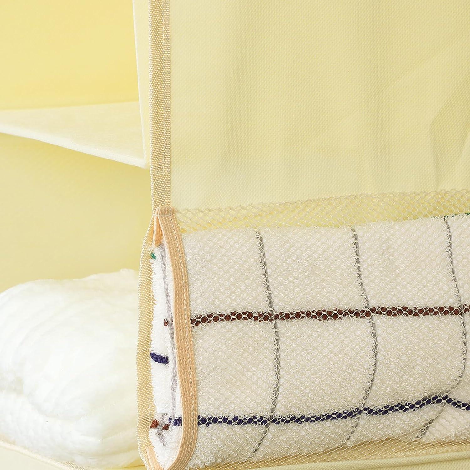 Organizador de Closet Colgante Posprica Beige - 6 Estantes Delgados