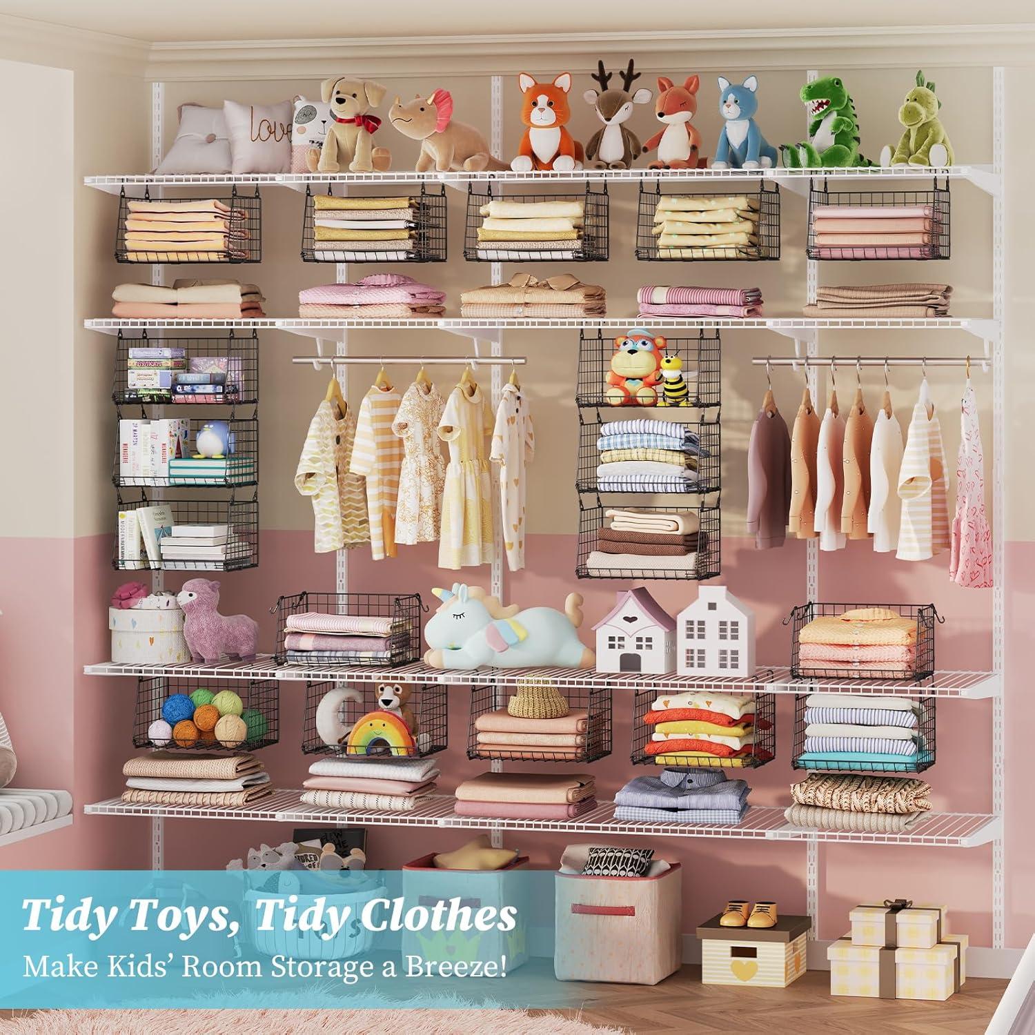 Organizador de Closet Colgante X-cosrack 3 Niveles Plegable Negro