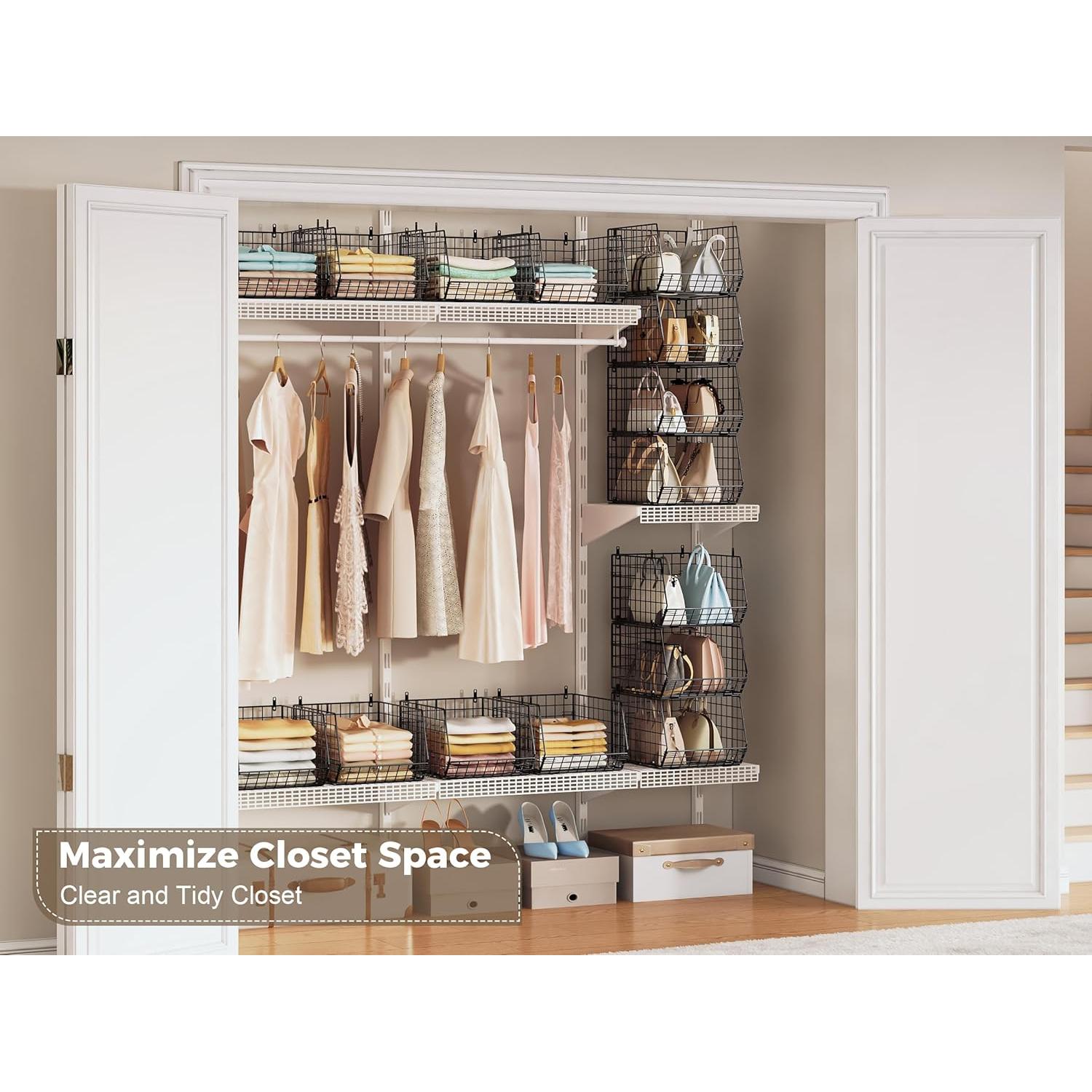 Organizador de Closet Colgante X-cosrack 4 Niveles Negro