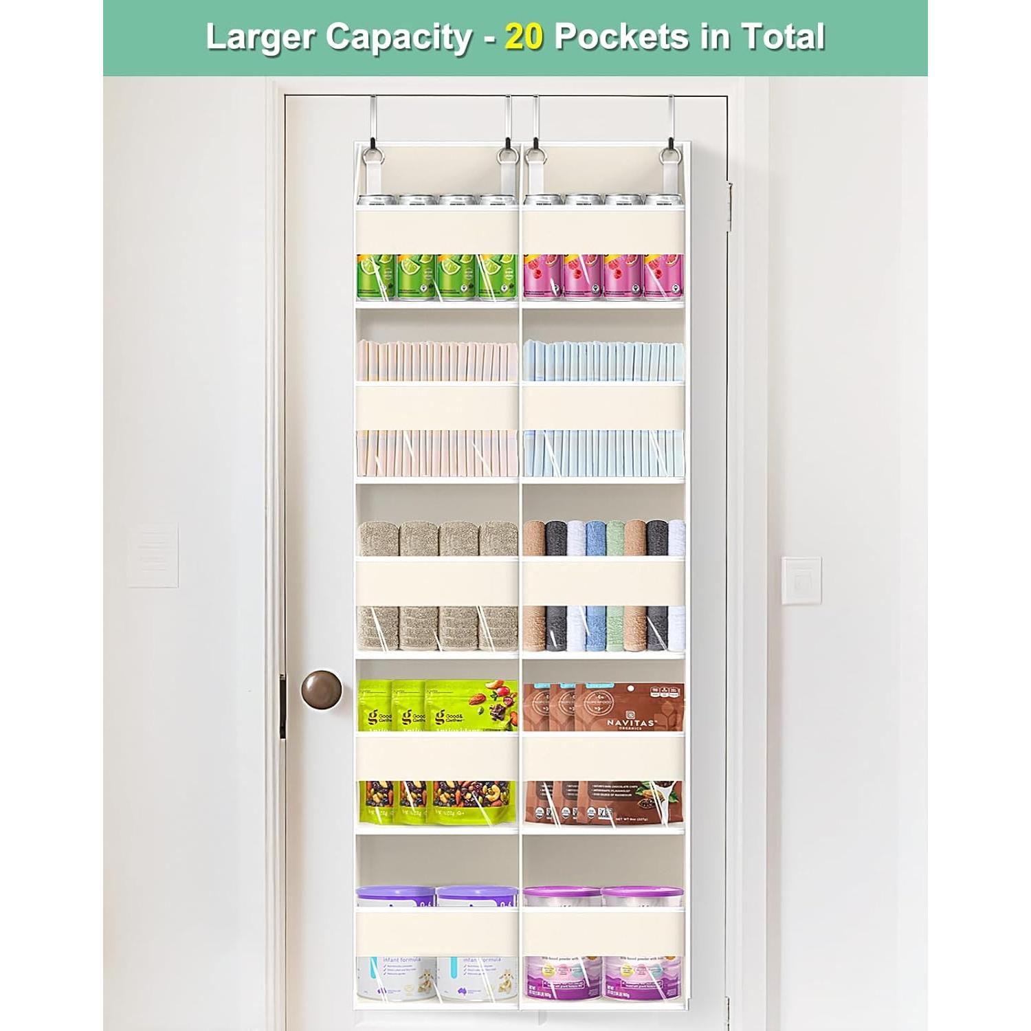 Organizador de Puerta UVIAHOMI 5 Niveles Beige 36.29 kg