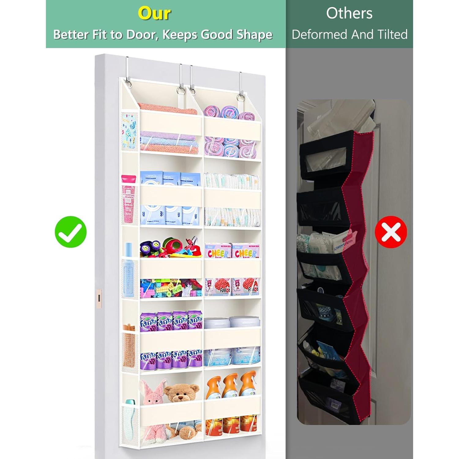 Organizador de Puerta UVIAHOMI 5 Niveles Beige 36.29 kg