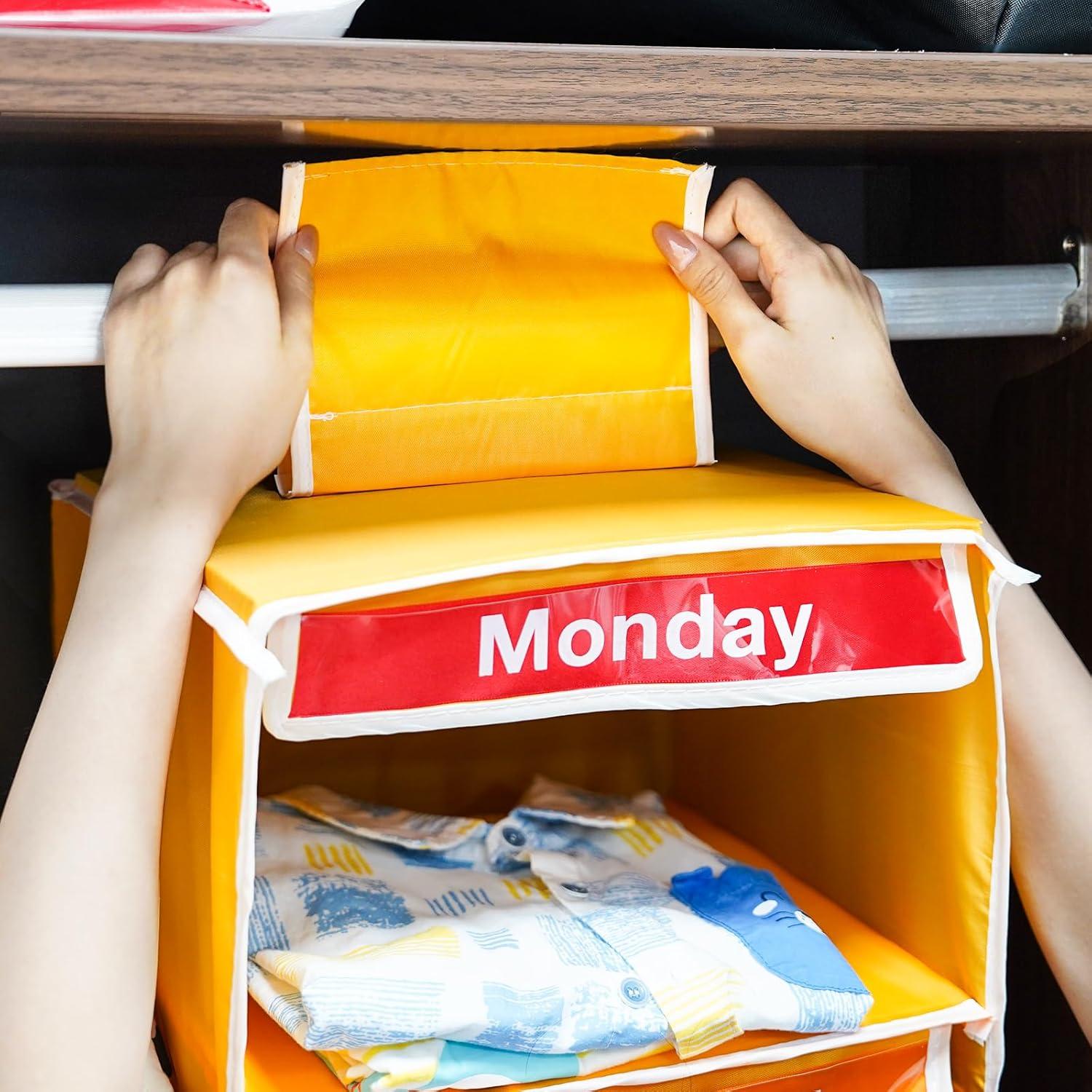 Organizador Colgante de Ropa para Niños YOCOMEY 6 Estantes