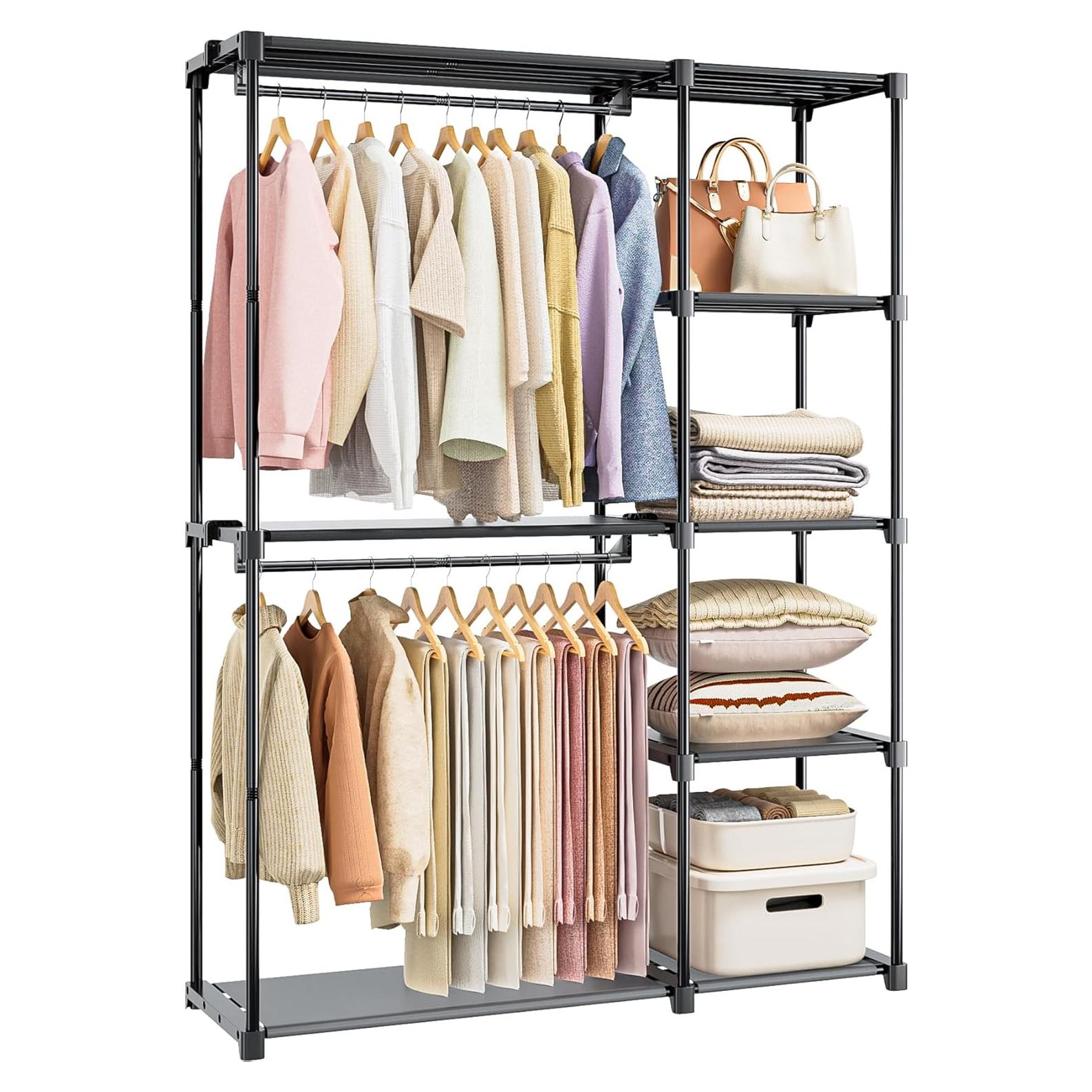 Armario Portátil Neatrays 121.4x40.1x161 cm con 4 Estantes