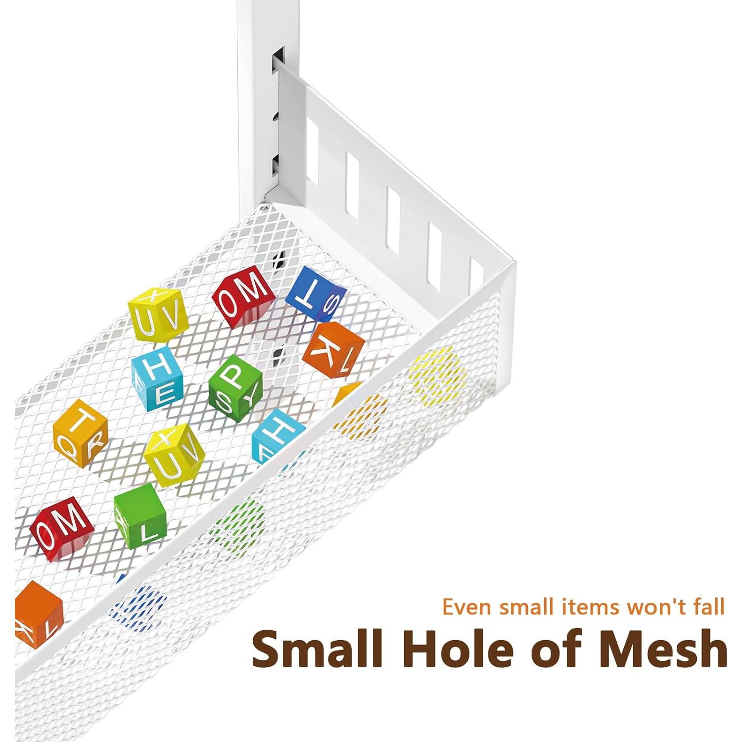 Organizador de despensa colgante DAOTENGQL 6 niveles Blanco