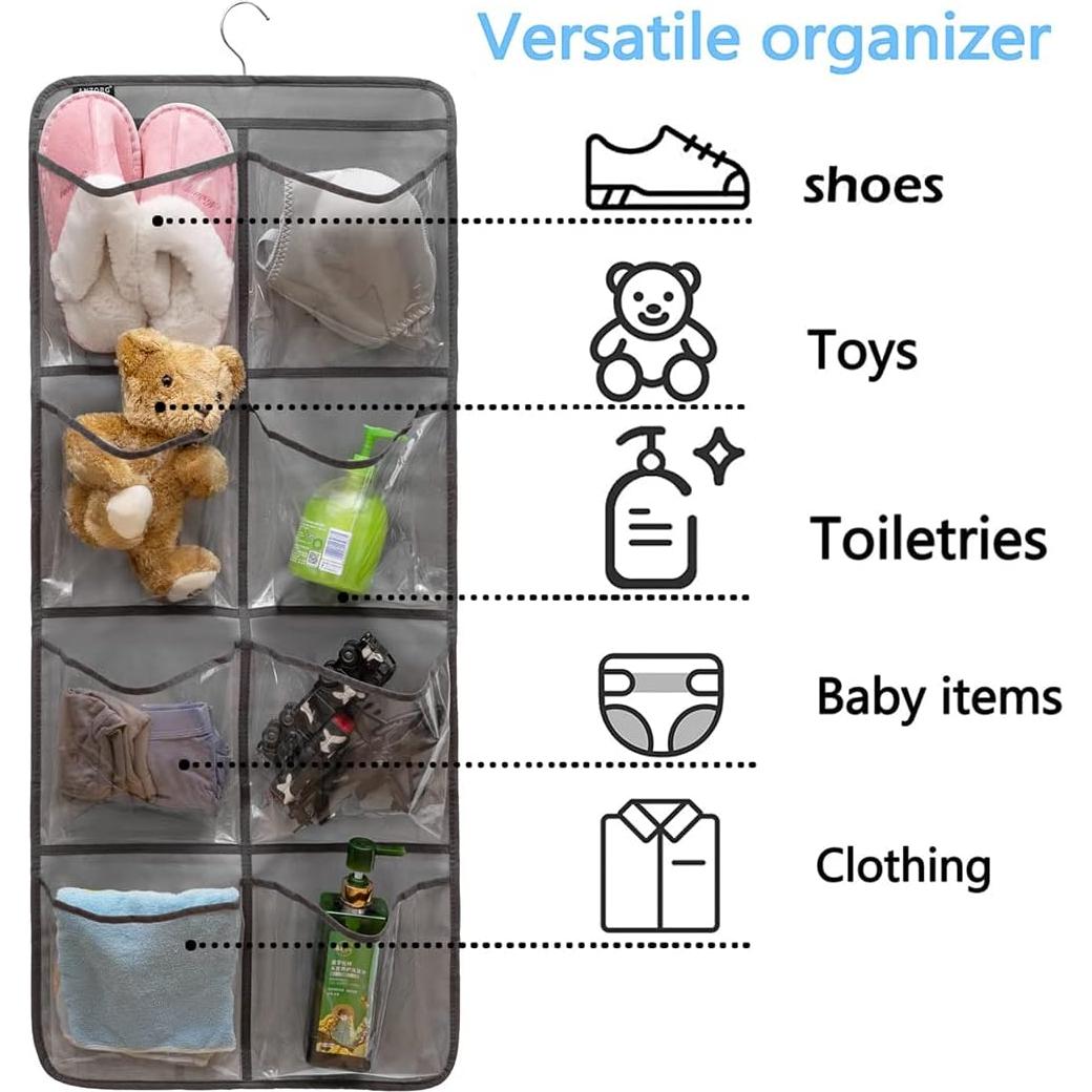 Organizador Colgante de Closet ANZORG con 26 Bolsillos Transparentes