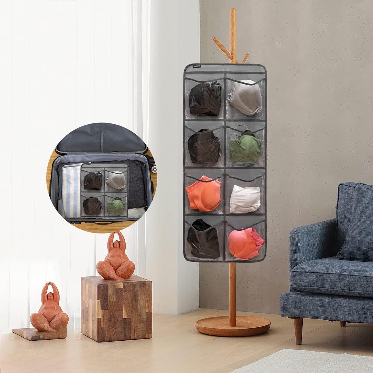 Organizador Colgante de Closet ANZORG con 26 Bolsillos Transparentes