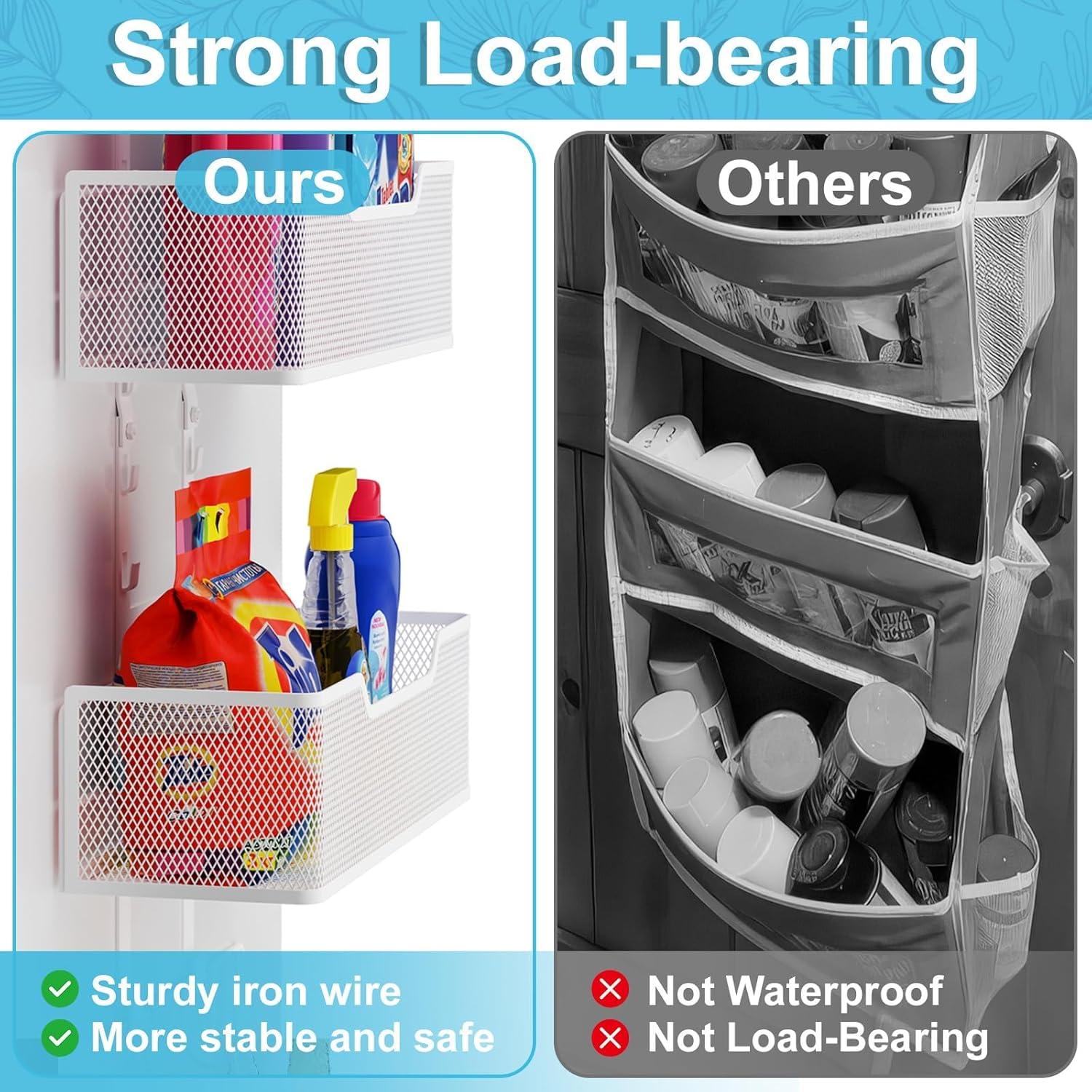 Organizador Colgante Ajustable Hongtamoya para Puerta Blanco