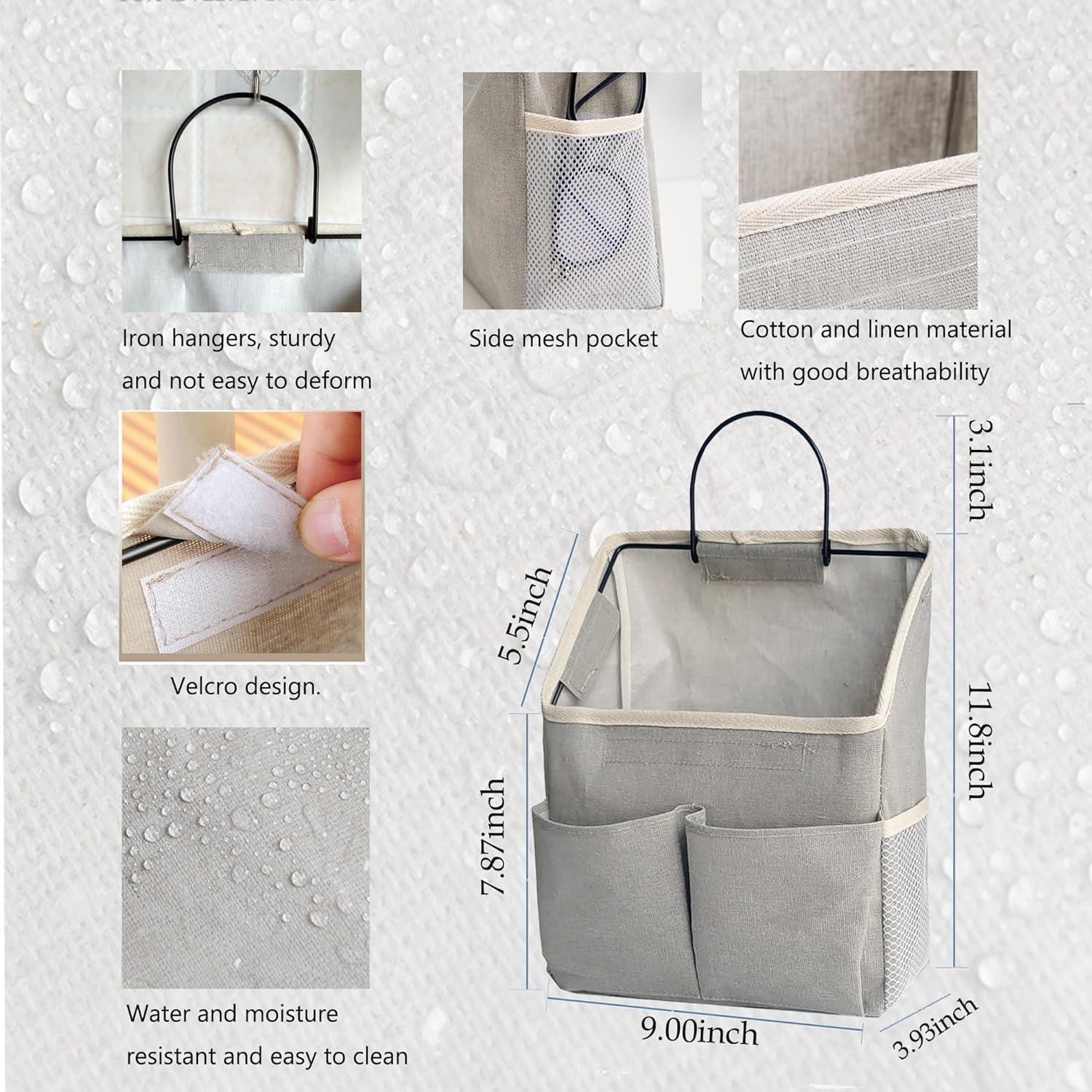 Organizador Colgante Someteth 2 Pcs Gris para Almacenamiento