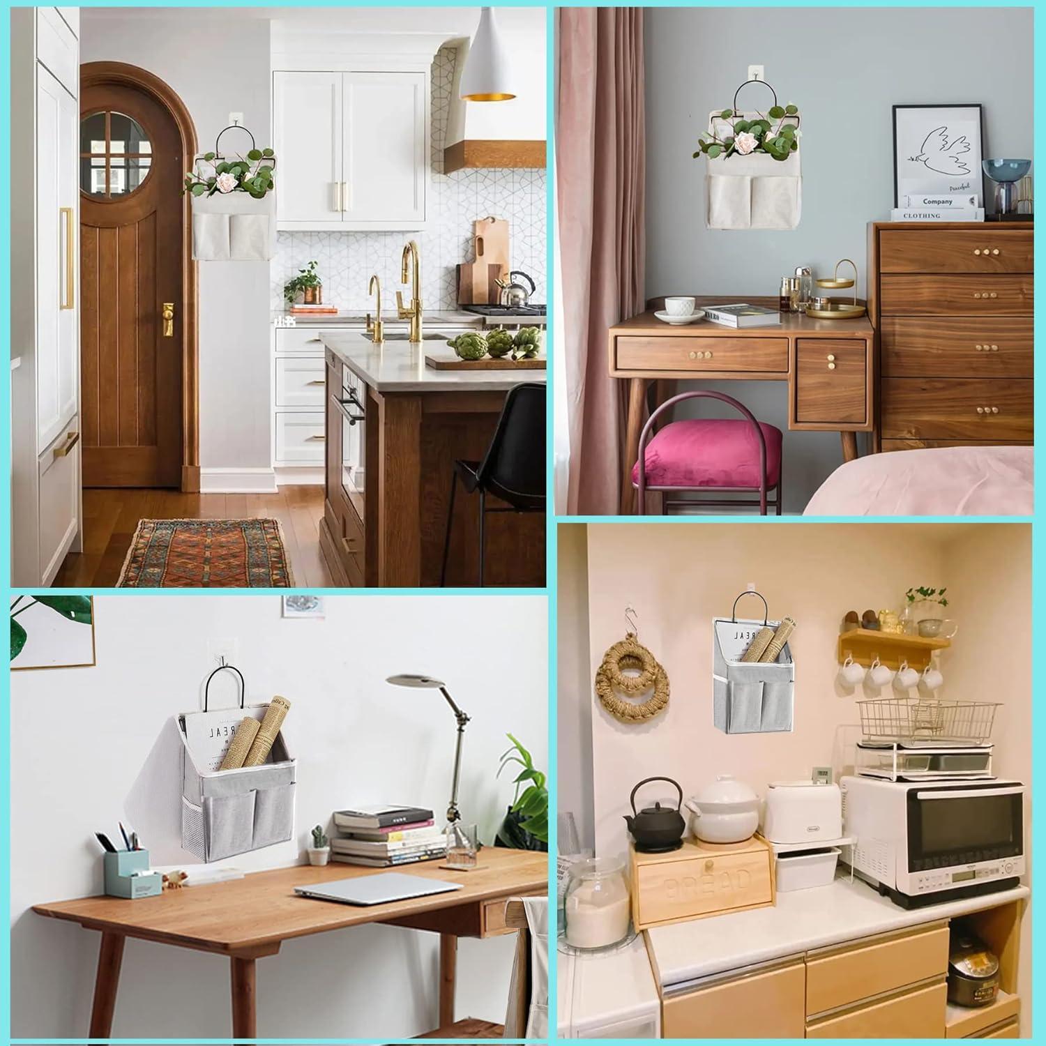 Organizador Colgante Someteth 2 Pcs Gris para Almacenamiento