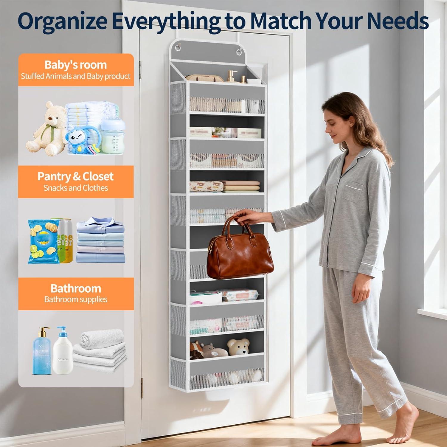 Organizador Colgante Yecaye 2 Paquete 6 Niveles 12 Bolsillos