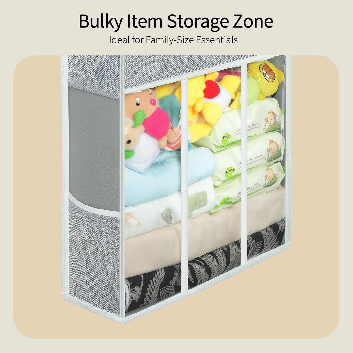 Organizador Colgante para Puerta Yecaye 6 Niveles Gris