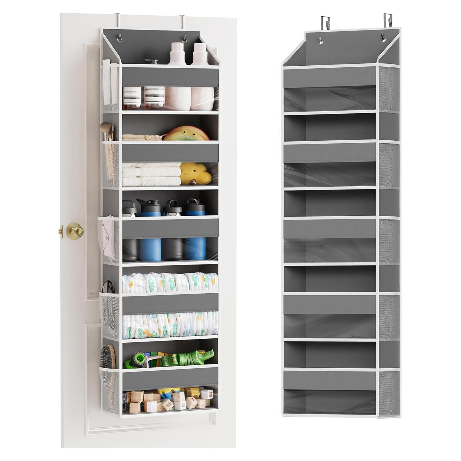 Organizador sobre la puerta SpaceAid gris 5 bolsillos grandes