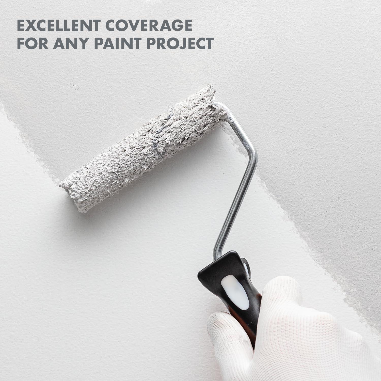 Paquete de 10 Cubiertas de Rodillo de Pintura 4" Remolika