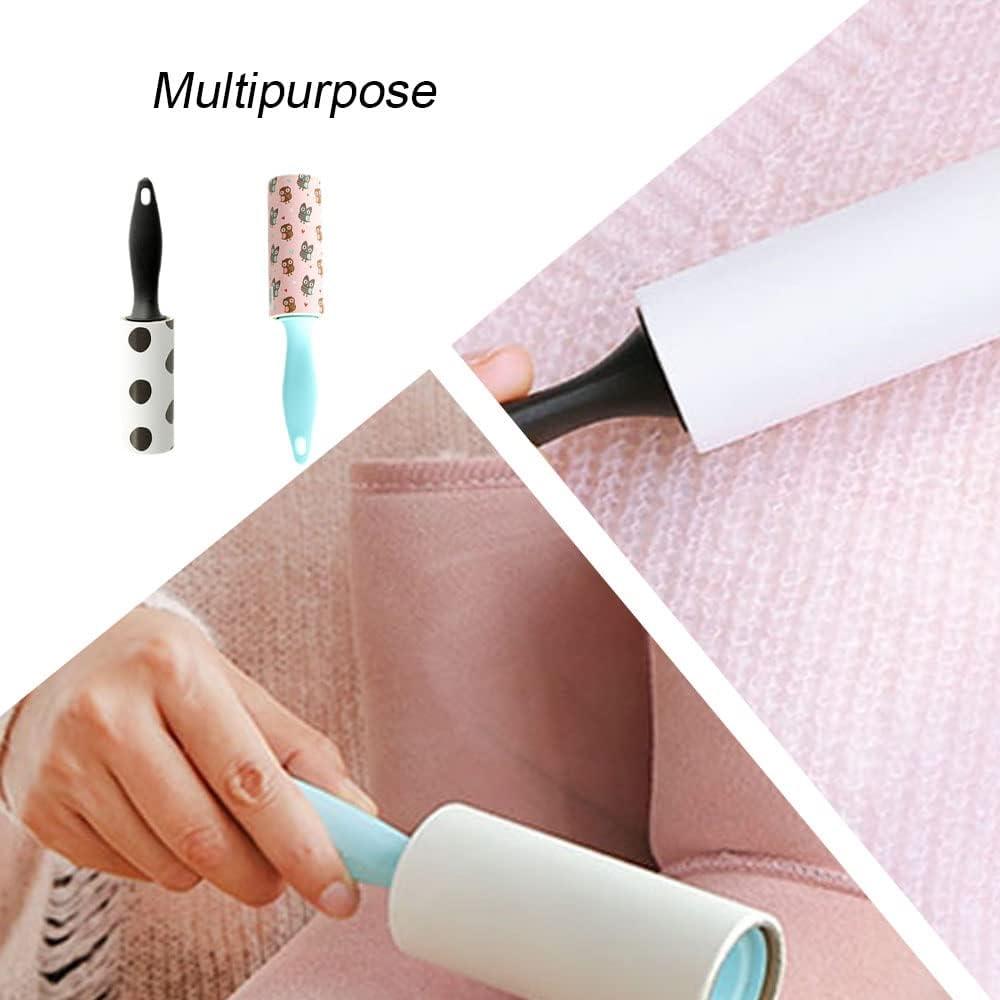 2 Rodillos Adhesivos Mini Portátiles YIKE + 4 Recargas 30 Hojas