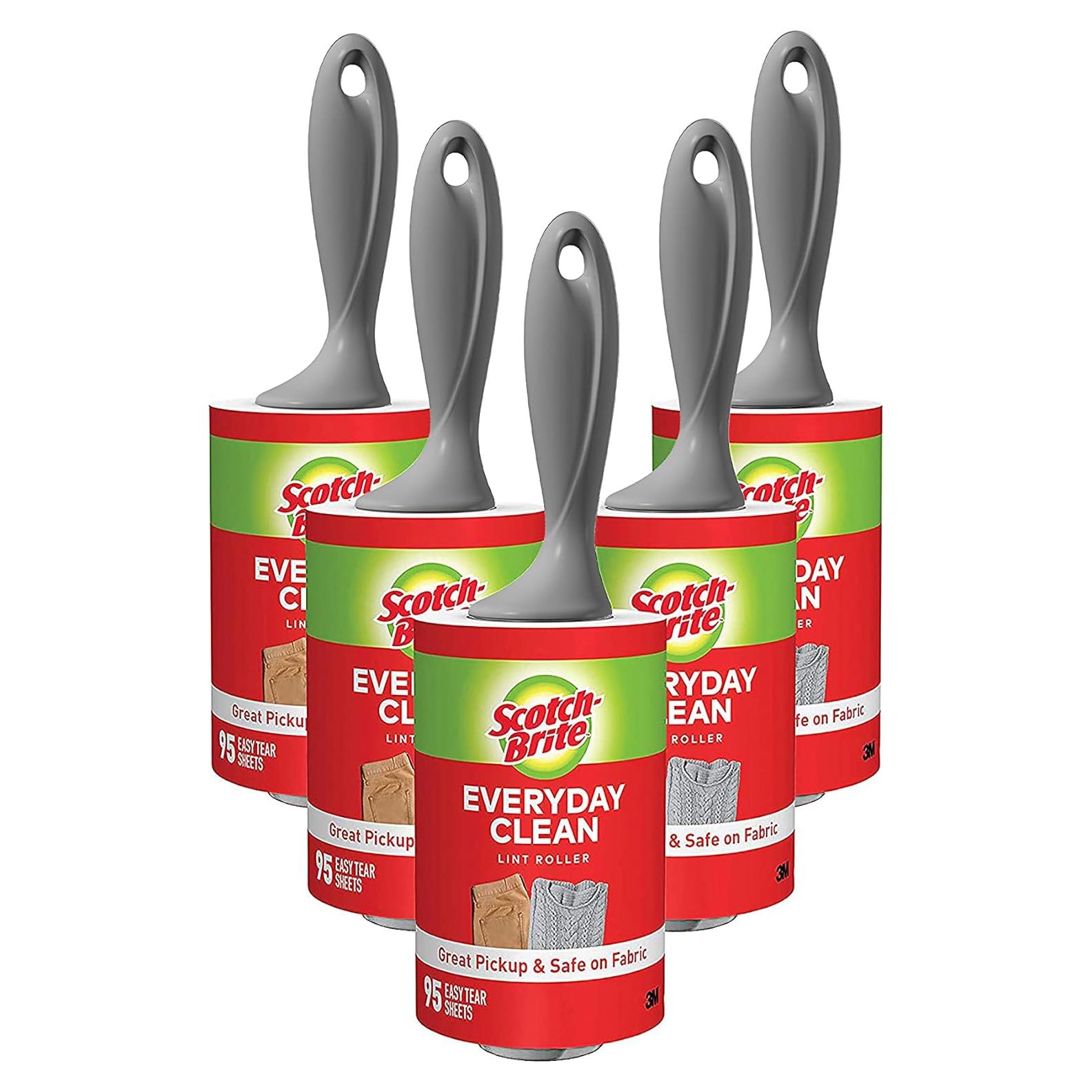 Rodillo Quitapelusas Scotch-Brite 5 Rodillos 475 Hojas