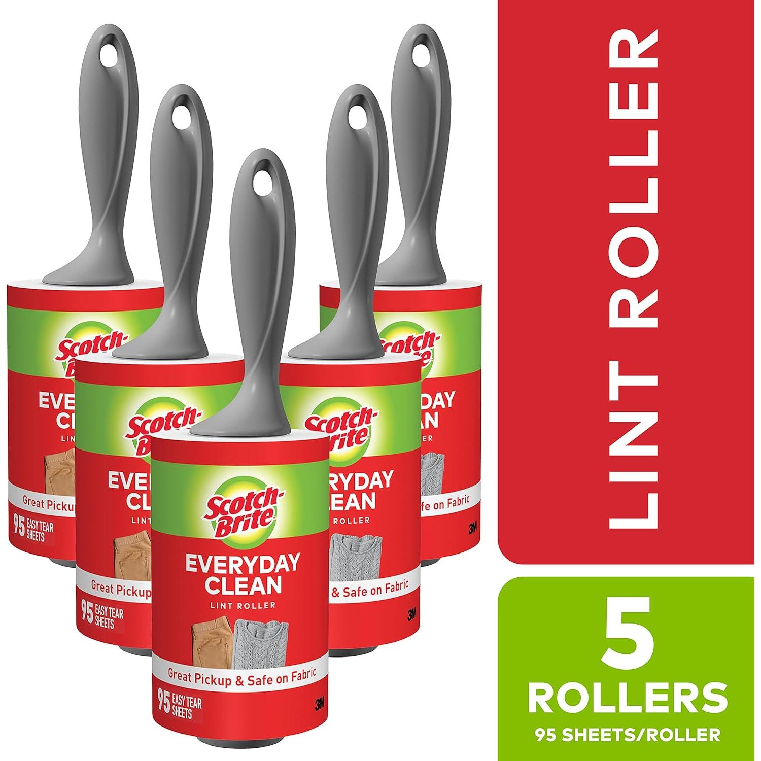 Rodillo Quitapelusas Scotch-Brite 5 Rodillos 475 Hojas